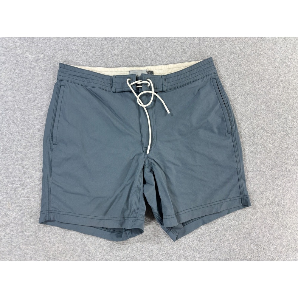 Wellen Huckberry Athletic Swim‎ Hybrid Shorts (Men's 31) Blue - 6"